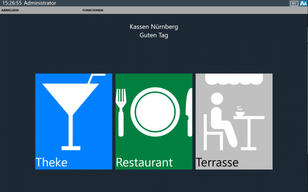 Kassensoftware BlitzKasse Restaurant M (50 Tische) für Gastronomie. Ver 2.0