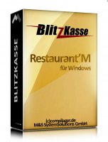 Kassensoftware BlitzKasse Restaurant M (50 Tische) für Gastronomie. Ver 2.0